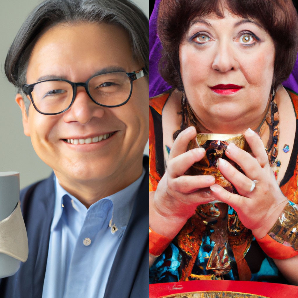 AI Professor VS Coffee Lovers Conversation 6th Cafe Amita Yoshi CROWD